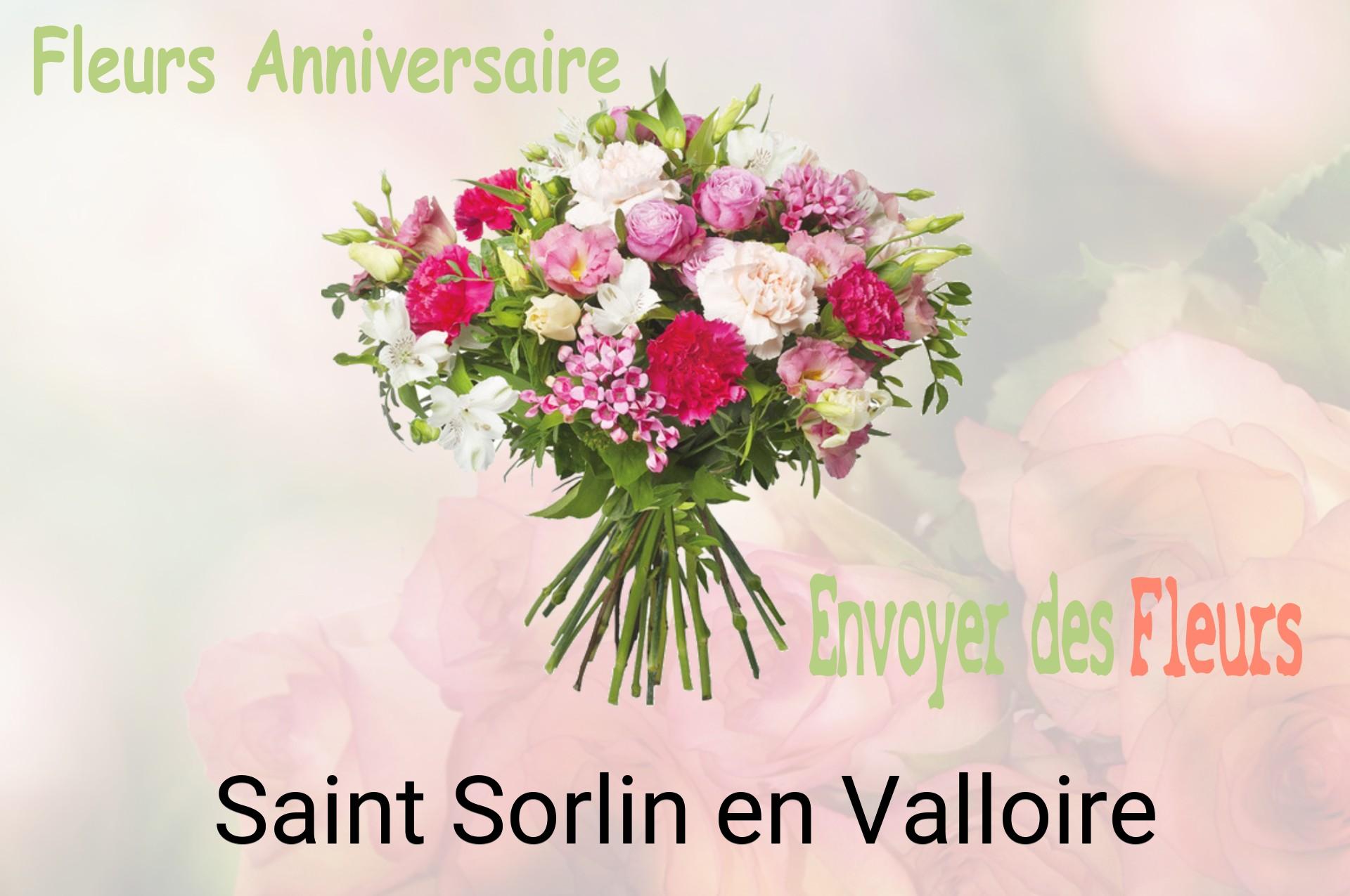 Bouquet de fleurs d’anniversaire livré à Saint-Sorlin-en-Valloire