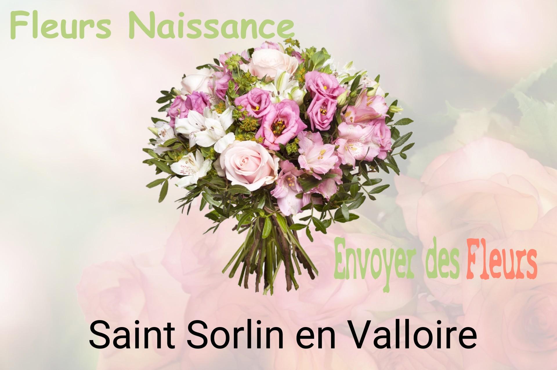 Bouquet de fleurs de naissance livré à Saint-Sorlin-en-Valloire